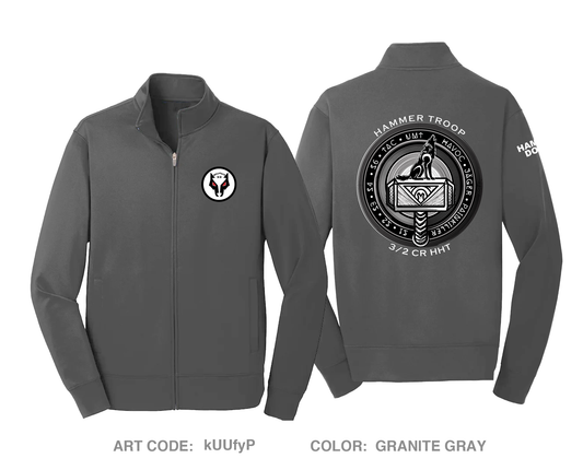 Hammer Troop, 3/2CR Hi-Tech Performance Full-Zip Fleece Jacket - kUUfyP