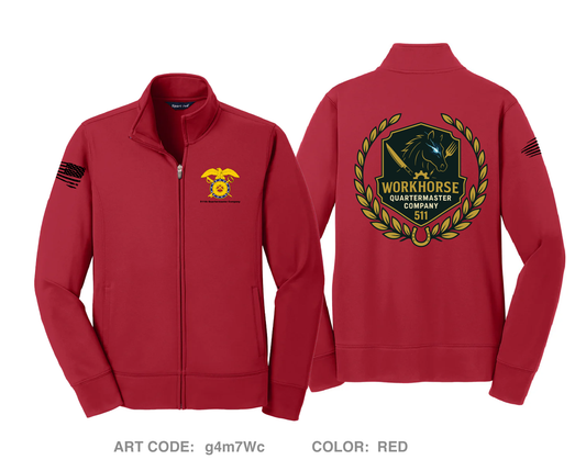 511th QMC Hi-Tech Performance Full-Zip Fleece Jacket - g4m7Wc