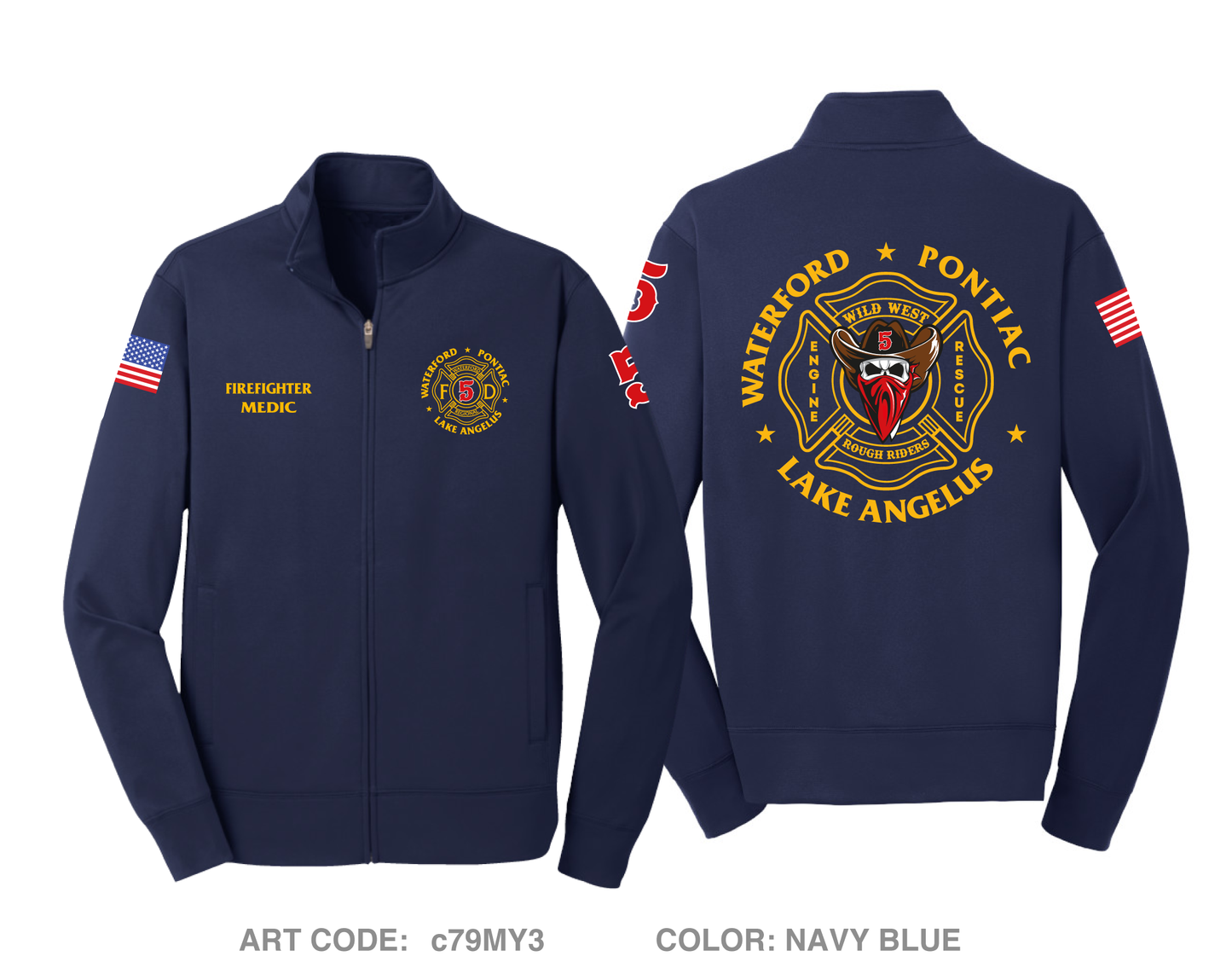 Station 5 Hi-Tech Performance Full-Zip Fleece Jacket - c79MY3