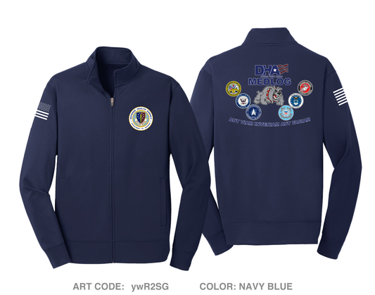 DHA J4 Fundraising Collection Hi-Tech Performance Full-Zip Fleece Jacket - ywR2SG