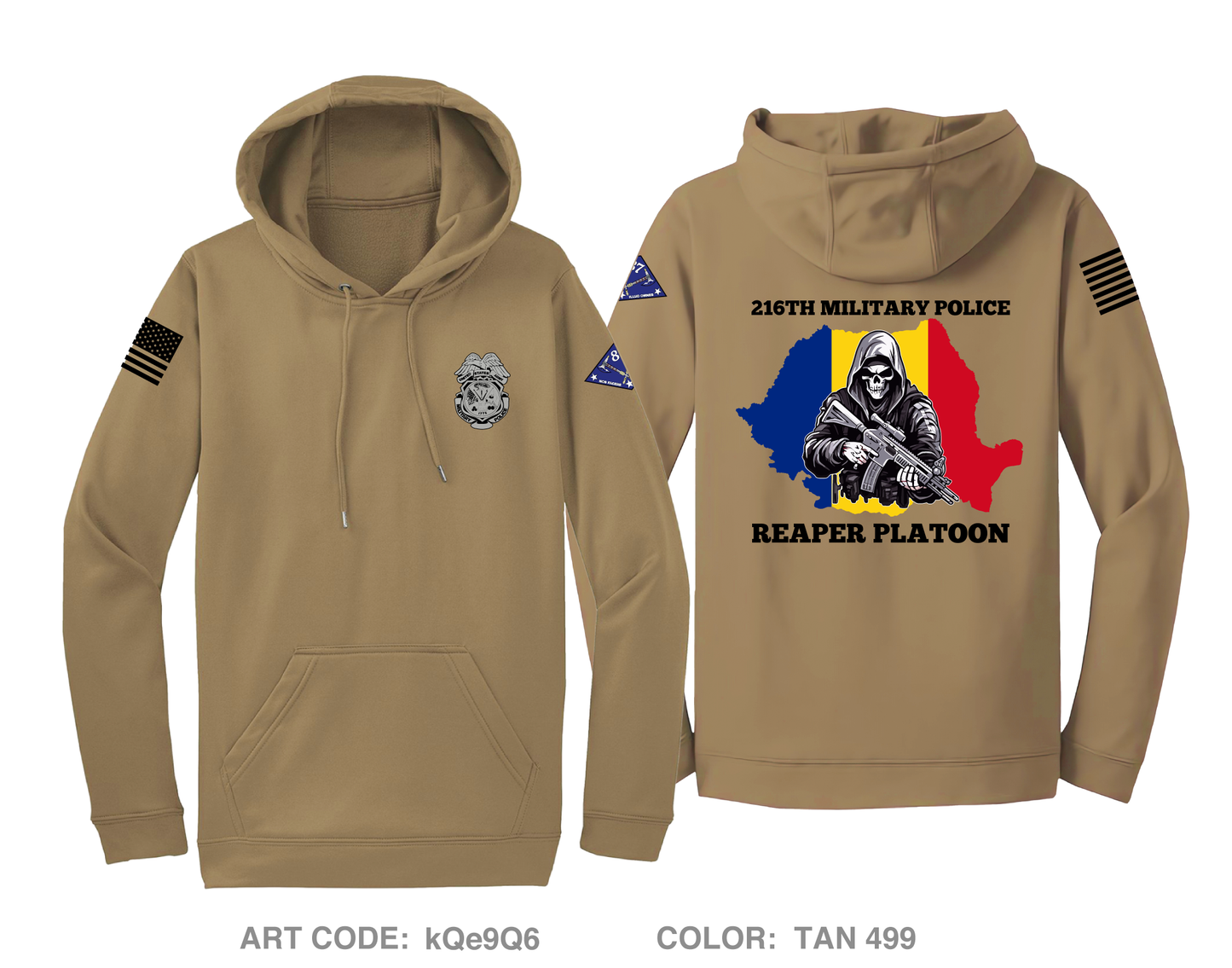 1st PLT, 216th MP CO Hi-Tech Performance Hoodie - kQe9Q6