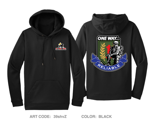511th Quartermaster Company Hi-Tech Performance Hoodie - 39shvZ