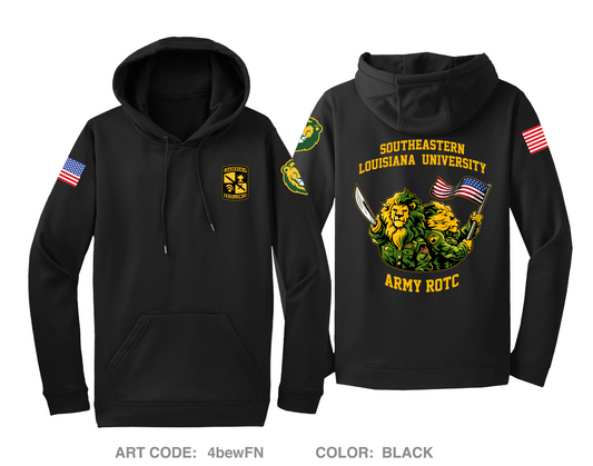 Southeastern Louisiana University ROTC Hi-Tech Performance Hoodie - 4bewFN