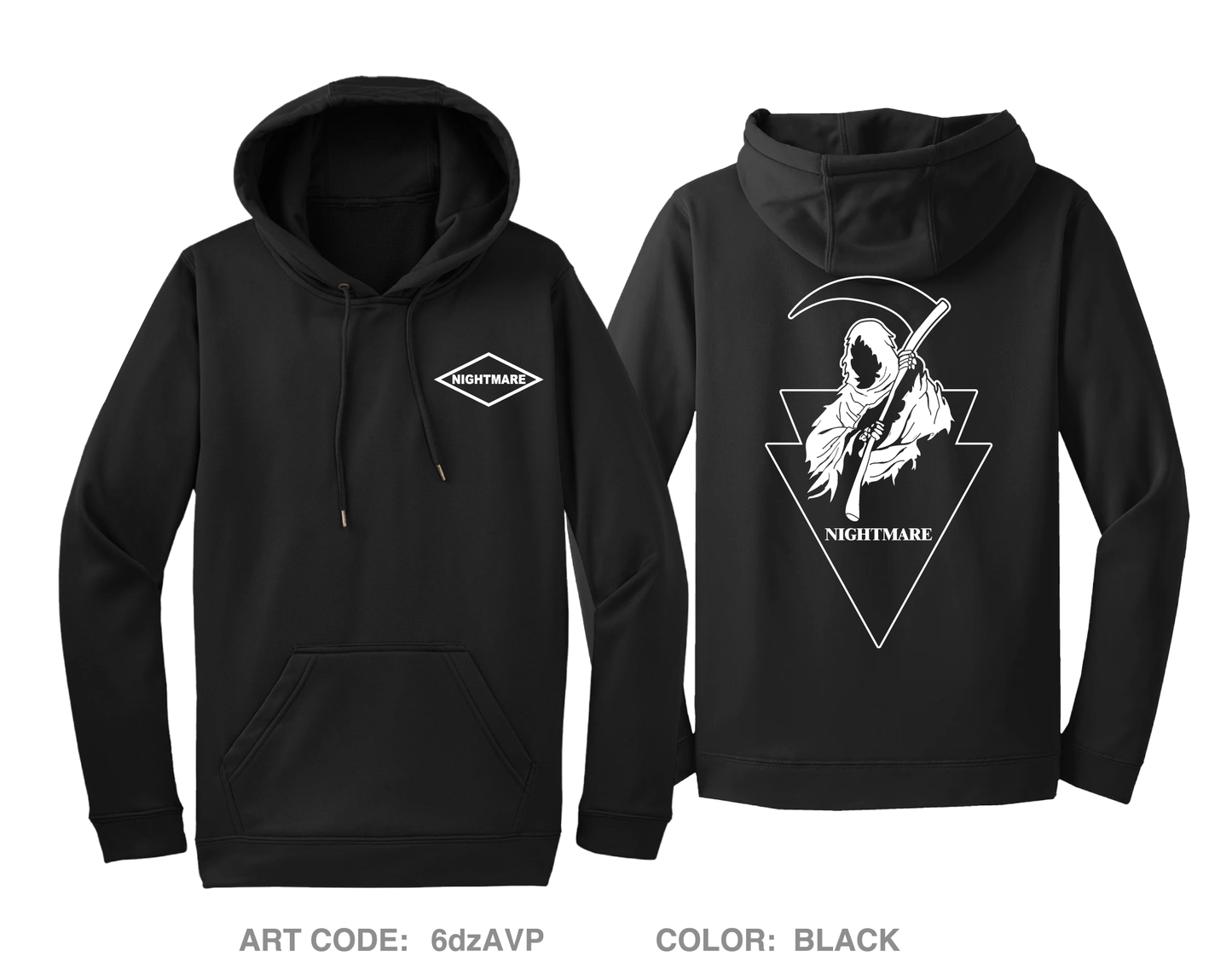 Nightmare Fundraising Collection Hi-Tech Performance Hoodie - 6dzAVP