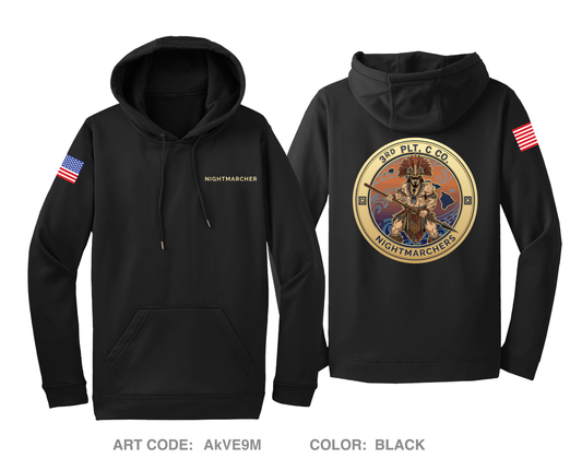 3PLT “Nightmarchers”, C Co, 2-21IN Hi-Tech Performance Hoodie - AkVE9M