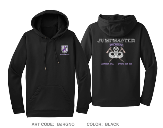 A Co 97th Civil Affairs BN Hi-Tech Performance Hoodie - BdRGNQ