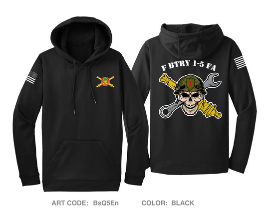 F BTRY 1-5 FA Hi-Tech Performance Hoodie - BsQ5En