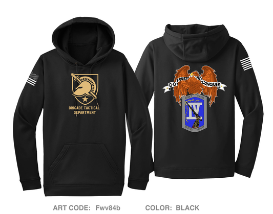 4th REG, BTD Hi-Tech Performance Hoodie - Fwv84b