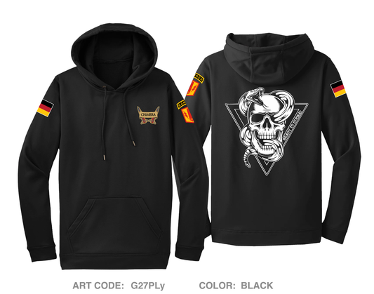 1st Fires, C BTRY, 1-77FAR, 41ST FAB Hi-Tech Performance Hoodie - G27PLy