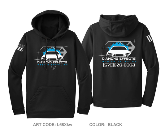 Diamond effects Mobile detailing Hi-Tech Performance Hoodie - L68Xkw