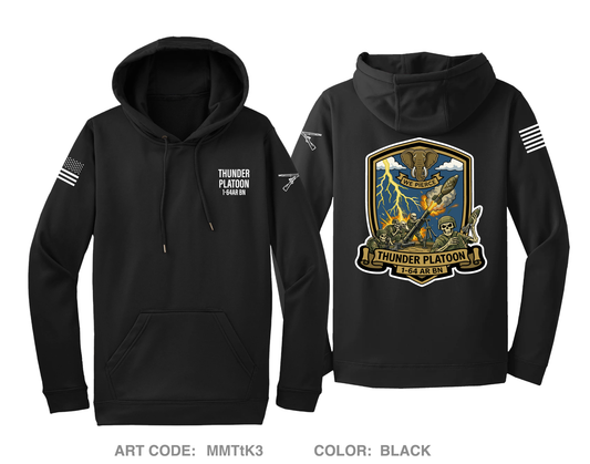 Thunder Platoon, 1-64AR BN Hi-Tech Performance Hoodie - MMTtK3