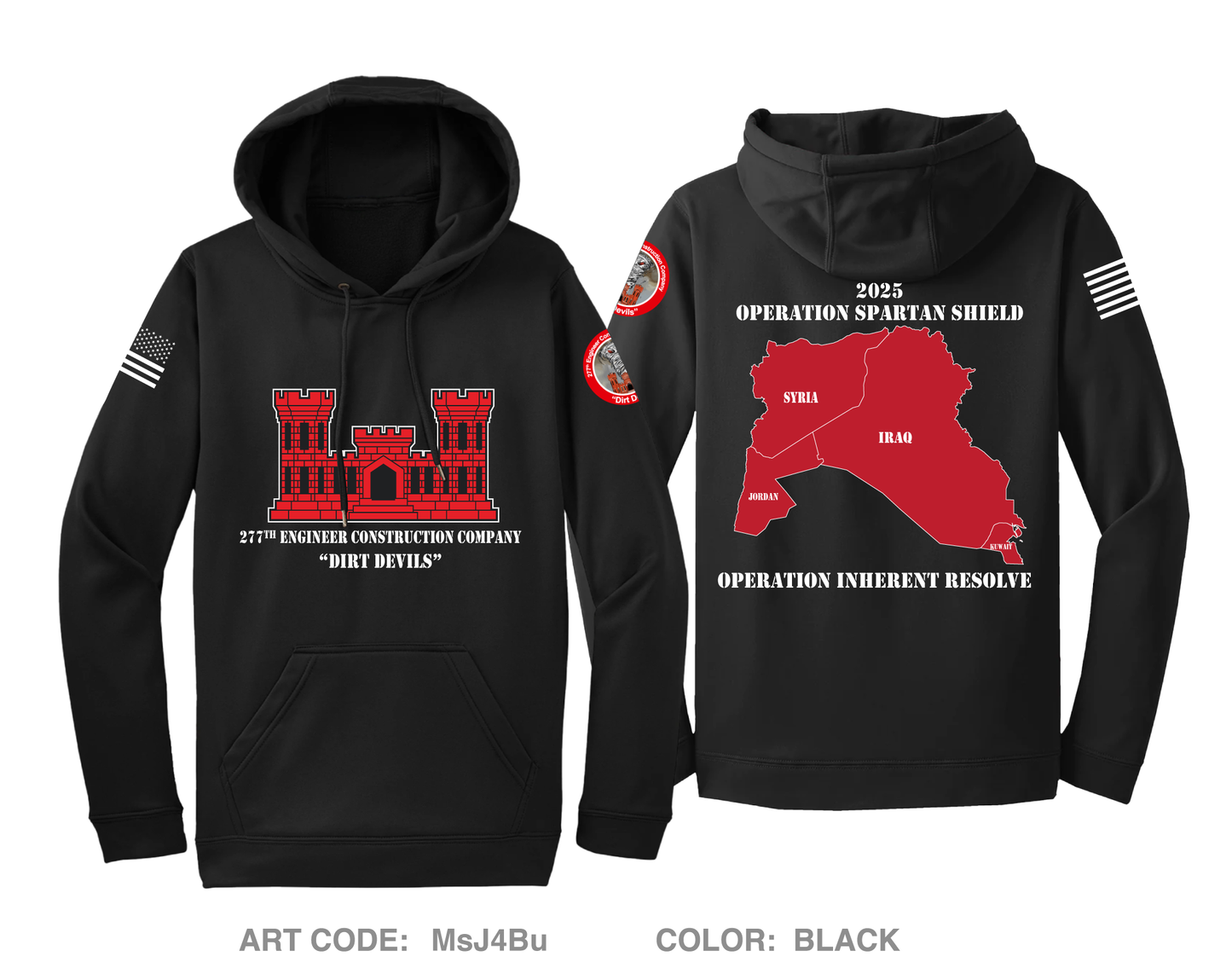 277th ECC Main Fundraising Collection Hi-Tech Performance Hoodie - MsJ4Bu