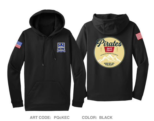 Pirate Mortar Platoon, 1-157 IN Hi-Tech Performance Hoodie - PQcKEC