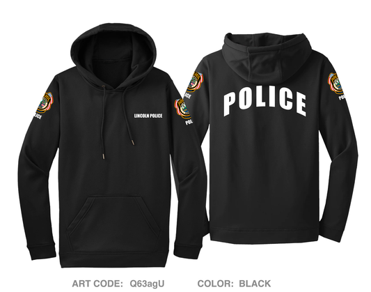 Lincoln Police Department Hi-Tech Performance Hoodie - Q63agU