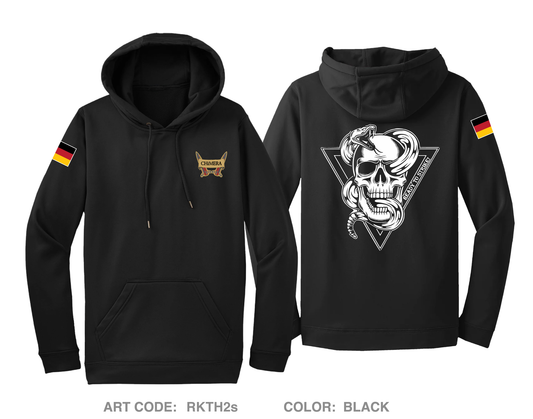 1st Fires, C BTRY, 1-77FAR, 41ST FAB Hi-Tech Performance Hoodie - RKTH2s
