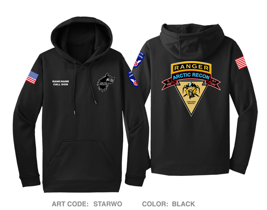 CUSTOM C-TROOP, 5-1 CAV Hi-Tech Performance Hoodie - STARWO