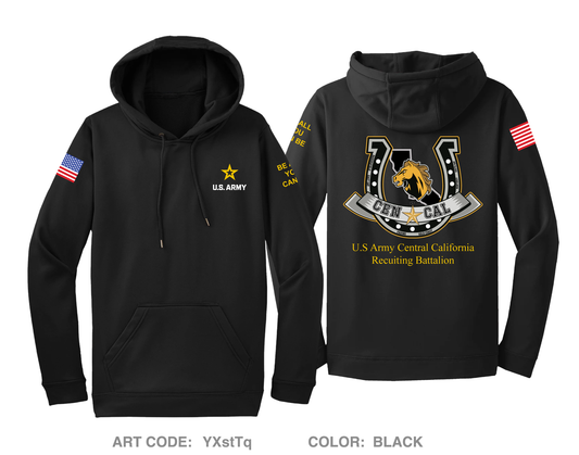 CENCAL Army Recruiting BN Hi-Tech Performance Hoodie - YXstTq