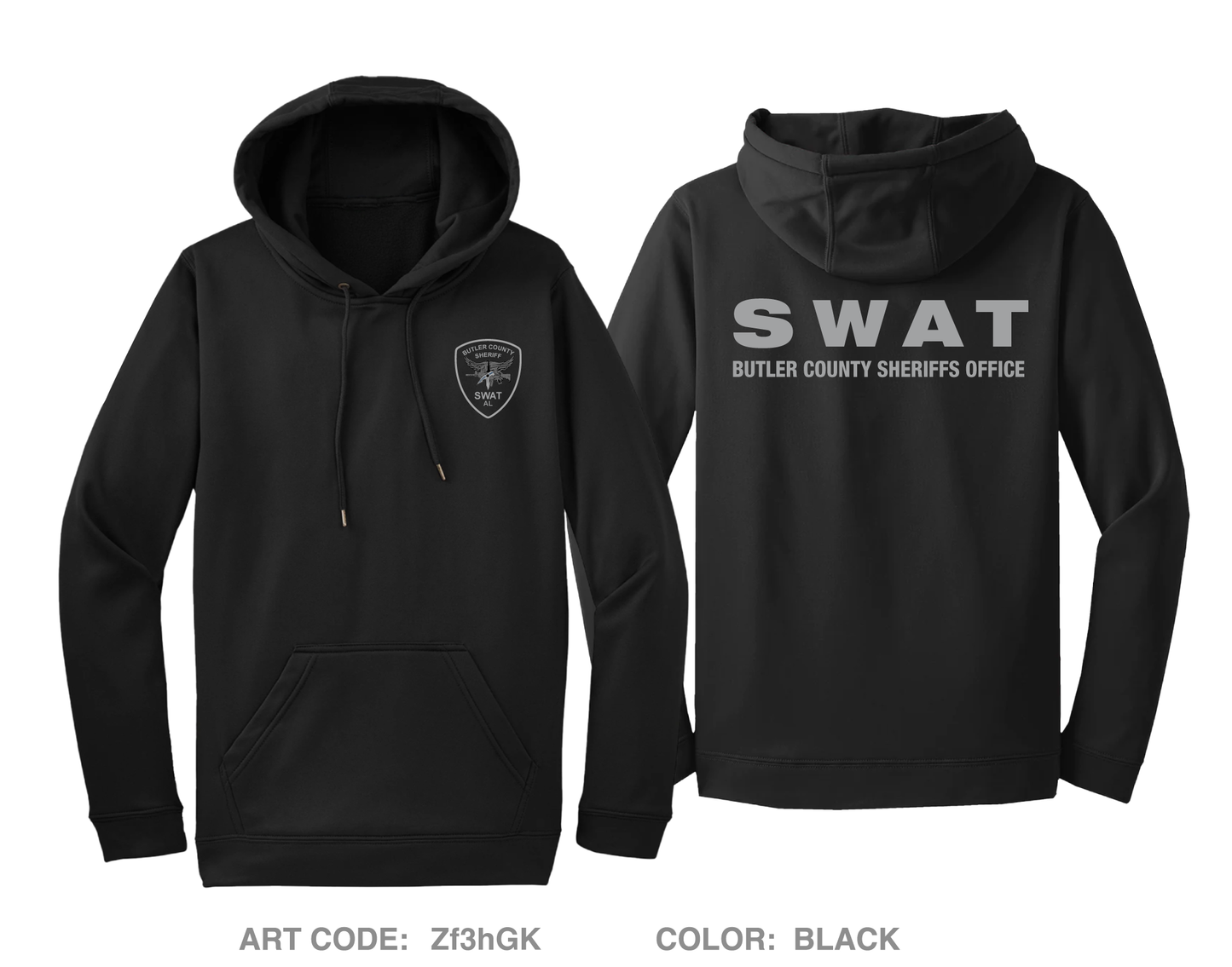 Butler County Sheriffs Office Hi-Tech Performance Hoodie - Zf3hGK