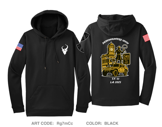 D co 1-184th Hi-Tech Performance Hoodie - Rg7mCc