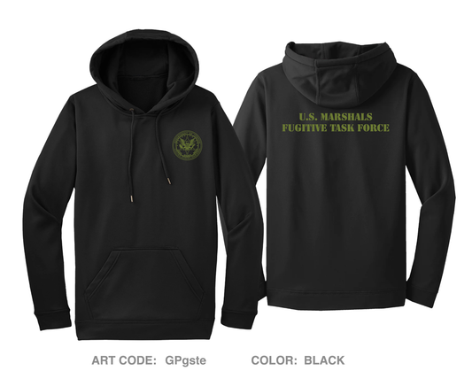 U.S. MARSHALS FUGITIVE TASK FORCE Hi-Tech Performance Hoodie - GPgste