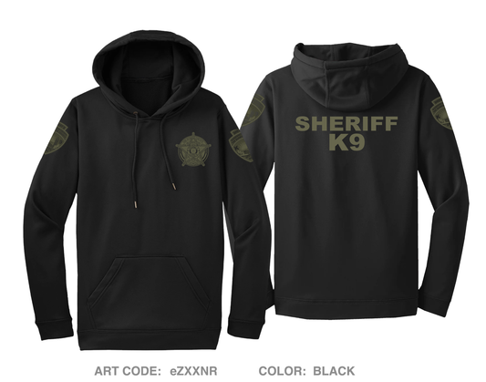 Washington County Sheriffs Office Maine K9 Hi-Tech Performance Hoodie - eZXXNR