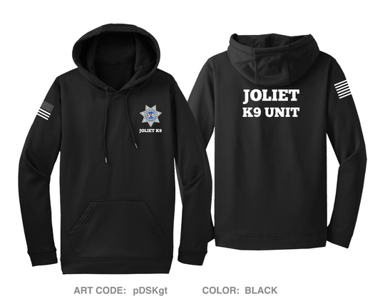 Joliet Police K9 Unit Hi-Tech Performance Hoodie - pDSKgt