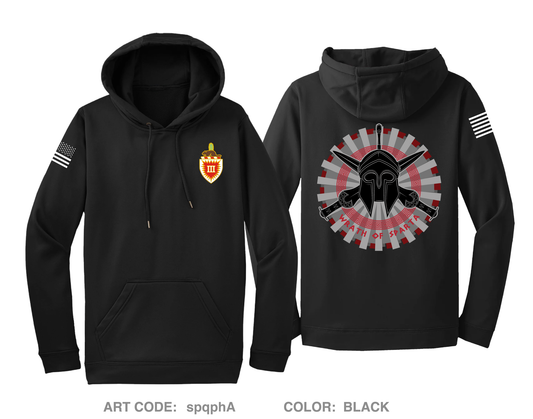 HHC | 3 EN SPARTANS Hi-Tech Performance Hoodie - spqphA