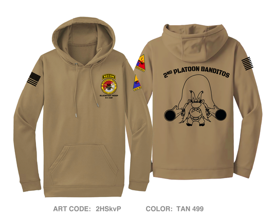 2nd Platoon, Blackfoot Troop Hi-Tech Performance Hoodie - 2HSkvP