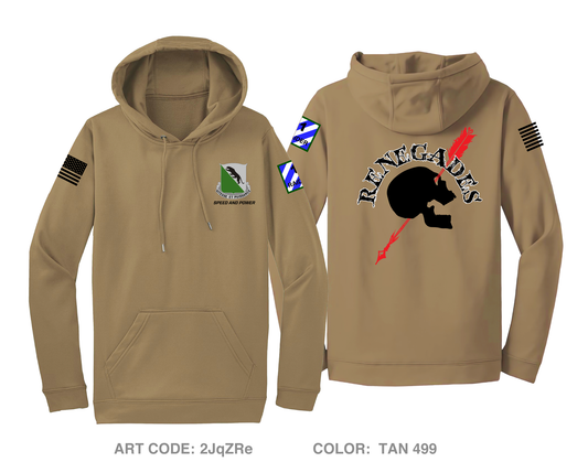 3-69 Armor Scouts Hi-Tech Performance Hoodie - 2JqZRe