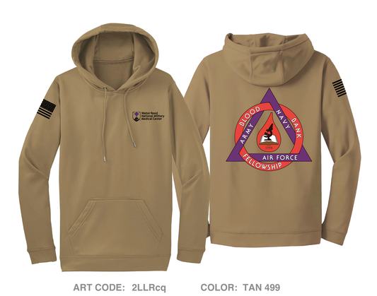 Armed Services Blood Bank Fellowship (2022-2023) Hi-Tech Performance Hoodie - 2LLRcq