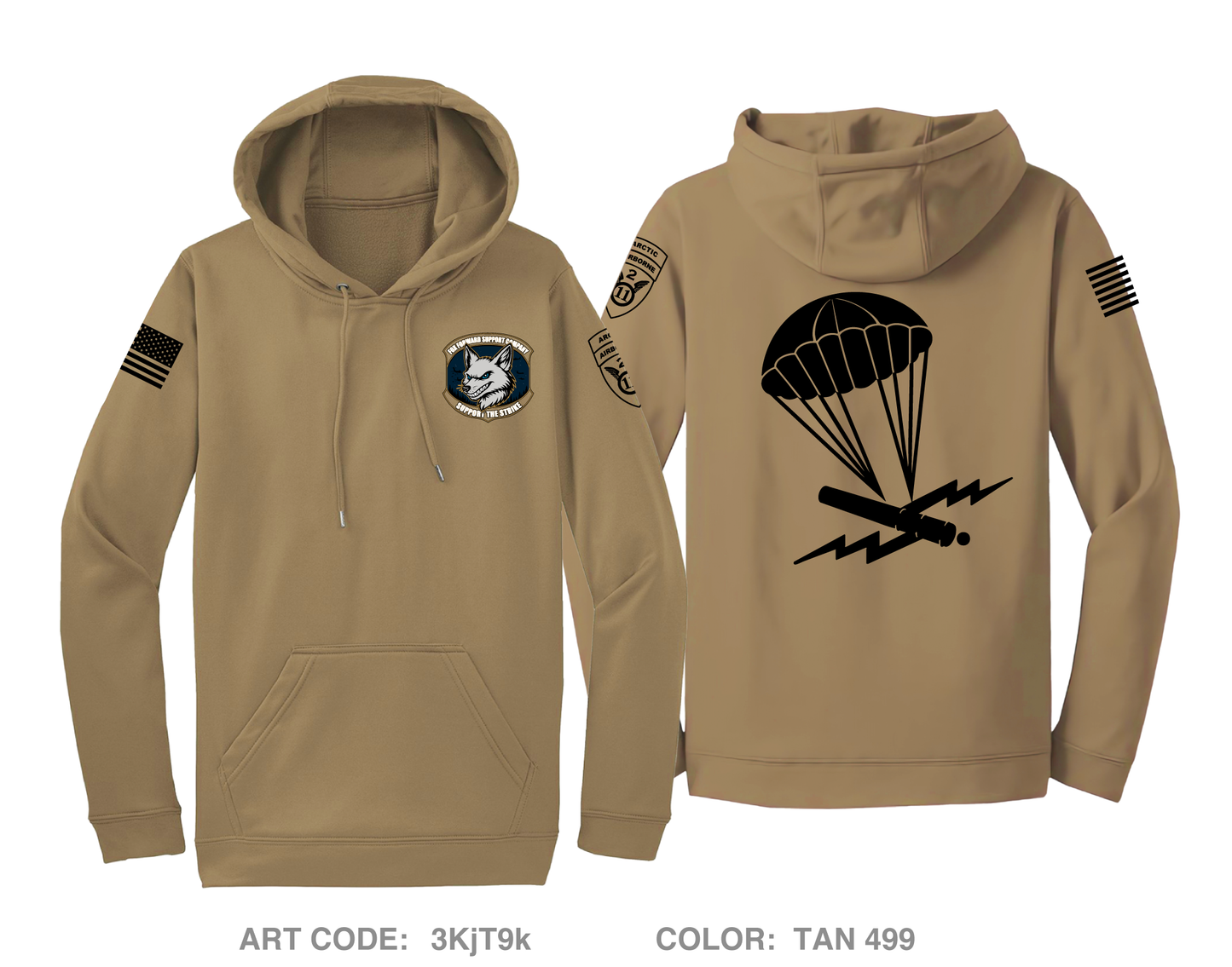 FOX CO, 2-377 PFAR Hi-Tech Performance Hoodie - 3KjT9k