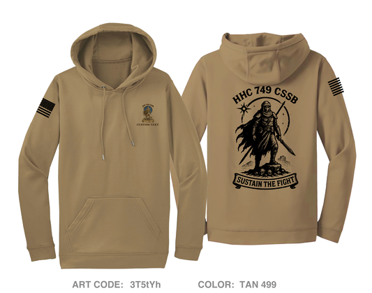 HHC, 749 CSSB Fundraising Collection Hi-Tech Performance Hoodie - 3T5tYh
