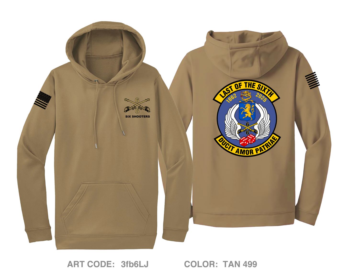 6-6 CAV Hi-Tech Performance Hoodie - 3fb6LJ