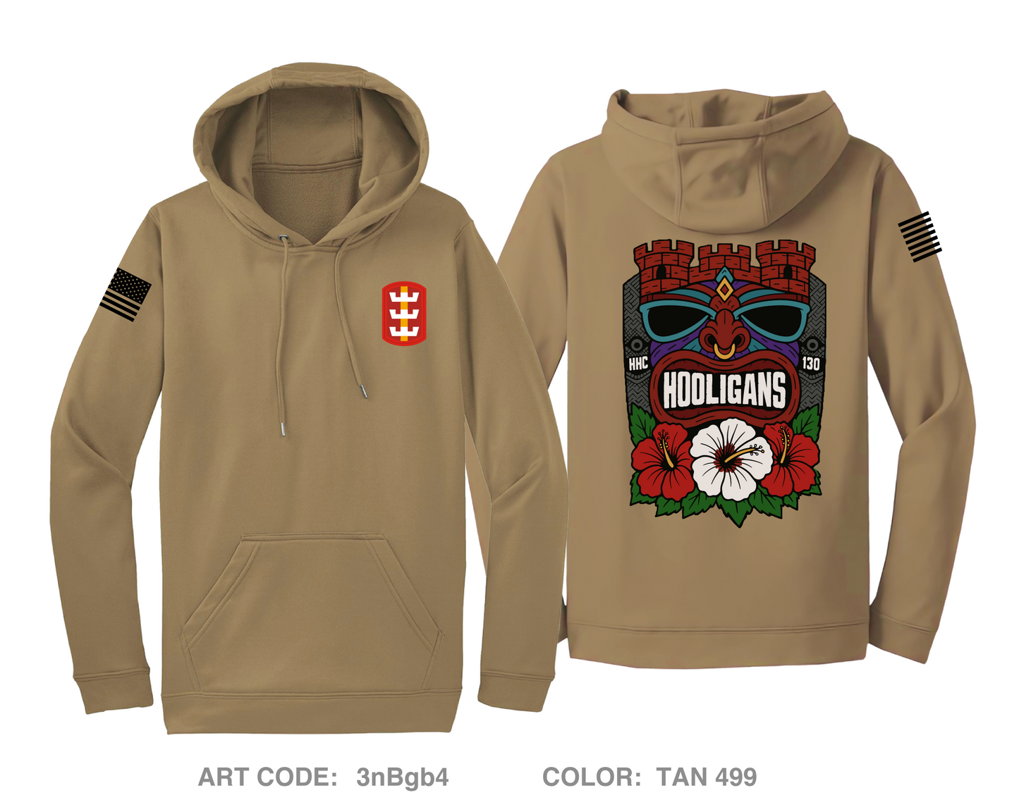Hooligans Hi-Tech Performance Hoodie - 3nBgb4