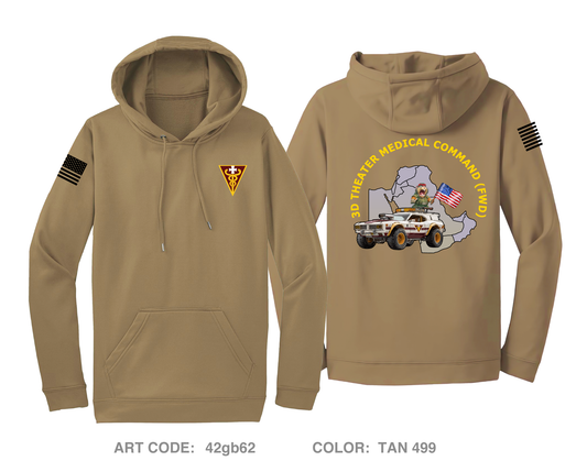 3D Theater Medical Command (FWD) Hi-Tech Performance Hoodie - 42gb62
