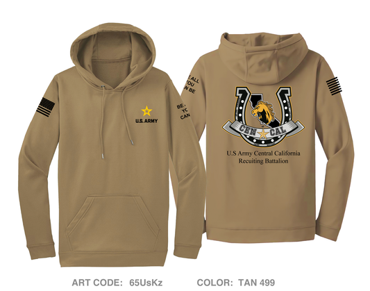 CENCAL Army Recruiting BN Hi-Tech Performance Hoodie - 65UsKz