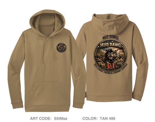 3rd Platoon MUD DAWGS Hi-Tech Performance Hoodie - 65tMsa