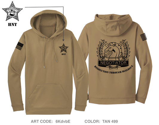 Sarasota County Sheriff's Office Hostage Negotiation Team "HNT" Hi-Tech Performance Hoodie - 6KdvbE