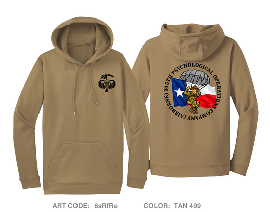 345th Psychological Operations Company (Airborne) Hi-Tech Performance Hoodie - 6sRfRe