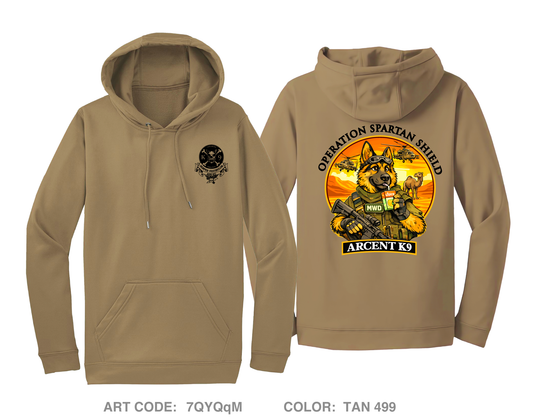 ARCENT K9 Hi-Tech Performance Hoodie - 7QYQqM