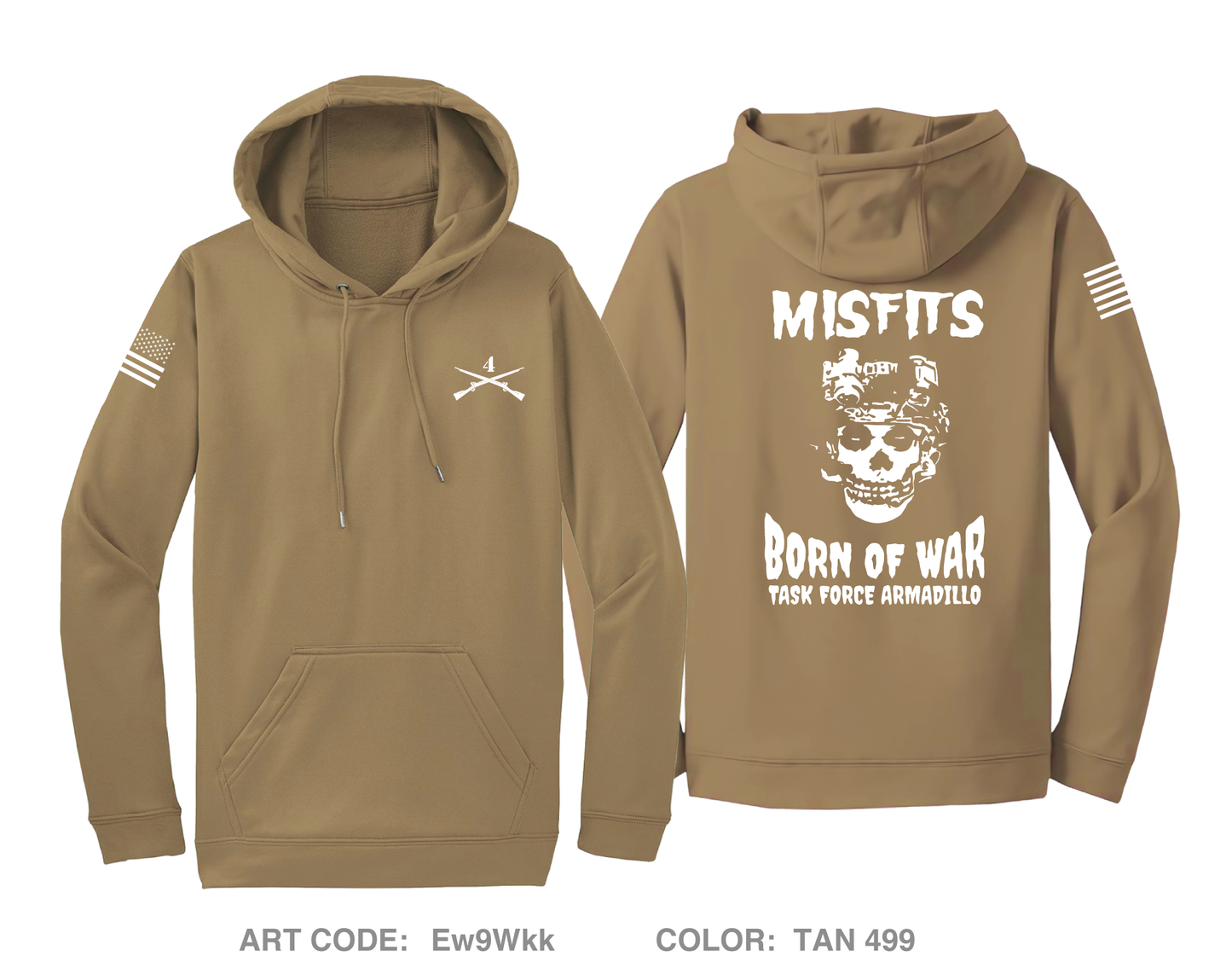 4th Platoon A-CO 1-32 Hi-Tech Performance Hoodie - Ew9Wkk