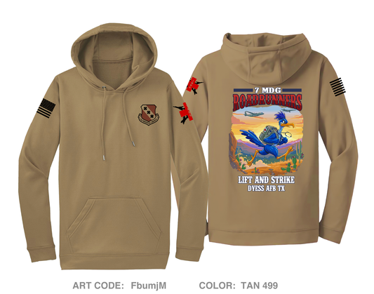7 MDG Roadrunners Fundraising Collection Hi-Tech Performance Hoodie - FbumjM