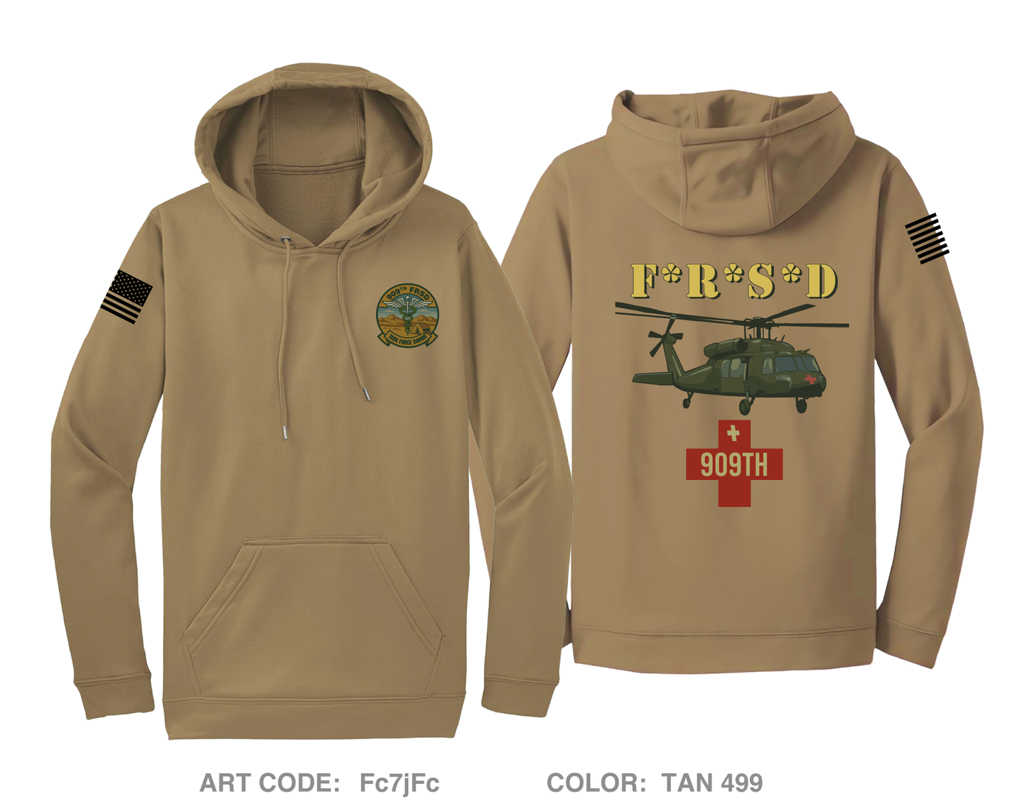 909th FRSD Hi-Tech Performance Hoodie - Fc7jFc