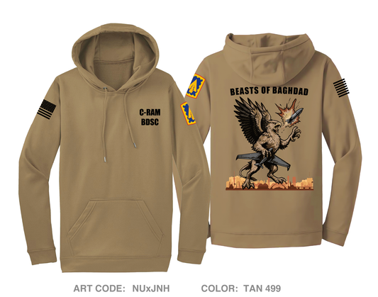 2nd PLT, C BTRY 2-44 ADA Hi-Tech Performance Hoodie - NUxJNH