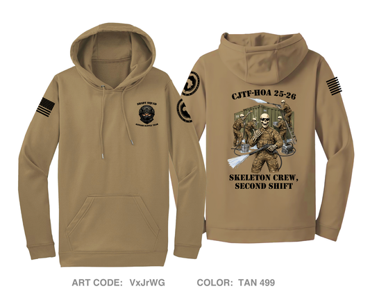 180th ESC Store 3 Hi-Tech Performance Hoodie - VxJrWG