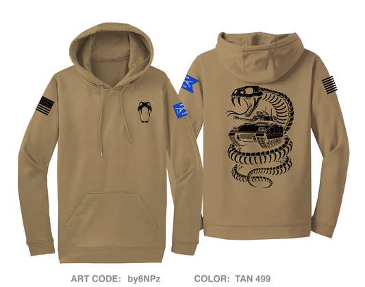 Charlie “Cobra” Company, 1-194th CAB Hi-Tech Performance Hoodie - by6NPz