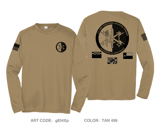 C2CC2 Directorate Hi-Tech Performance Unisex LS Tee - gEt4Xp