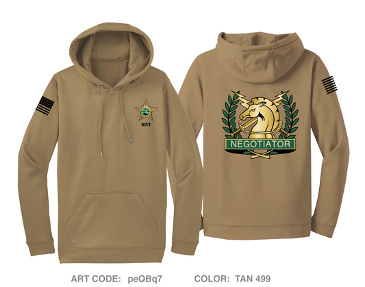 Sarasota County Sheriff's Office Hostage Negotiation Team "HNT" Hi-Tech Performance Hoodie - peQBq7