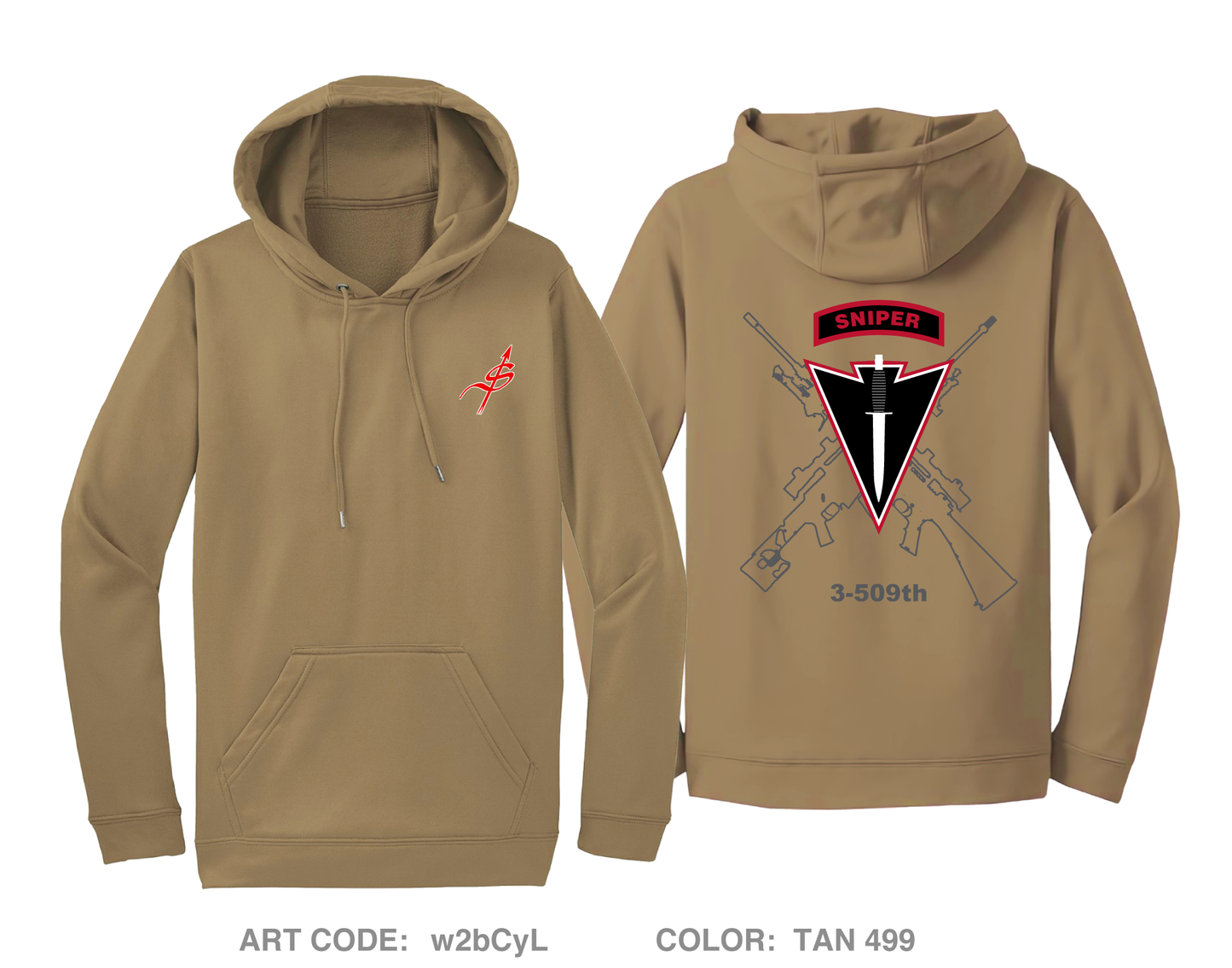 3-509 Sniper Section Hi-Tech Performance Hoodie - w2bCyL