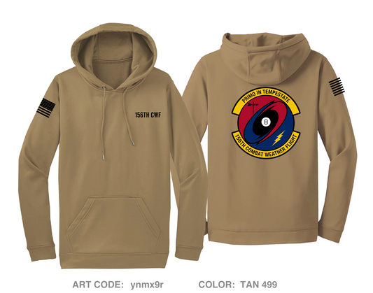 156th Combat Weather Flight Hi-Tech Performance Hoodie - ynmx9r